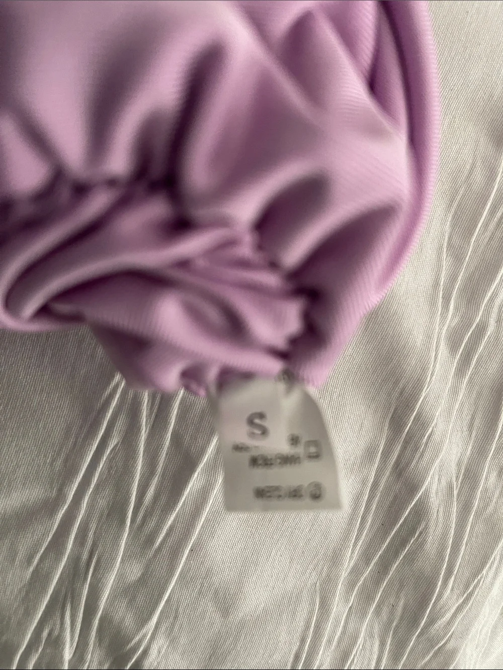 Lilac Ruched One-Piece prom dress